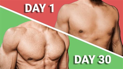 Build Bigger Chest In 30 Days Home Exercises No Equipment Workout