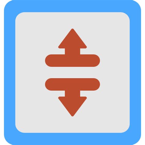 height generic flat icon