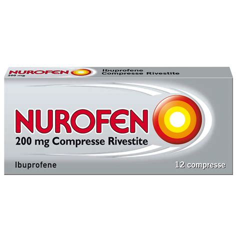 Nurofen Compresse Rivestite 200 Mg Antinfiammatorio