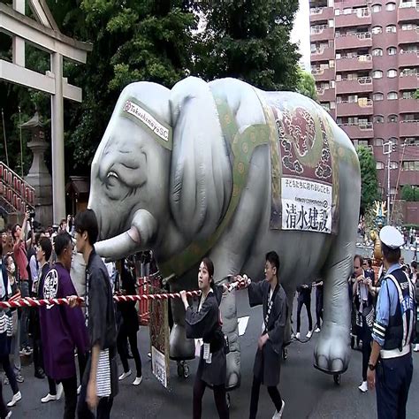 日本三大祭り山王祭が6年ぶり開催 ゾウの山車が皇居東京駅銀座など練り歩く 全長300m総勢500人が織りなす行列 2024年6