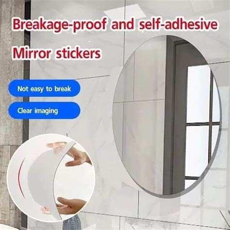 Jual Stiker Cermin Dinding Kaca Cermin Dekorasi Tembok Sticker