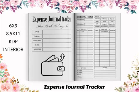 Expense Tracker Kdp Interior Graphic By Mostafiz Creative Fabrica