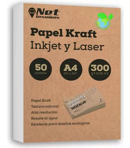 Papel Kraft A Imprimible Gr Pack Hojas Cuotas Sin Inter S