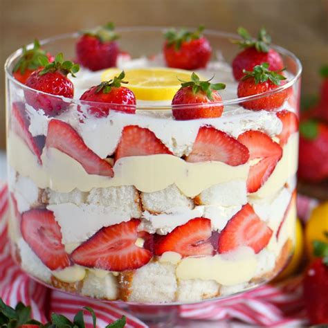 Lemon Strawberry Trifle Mom On Timeout