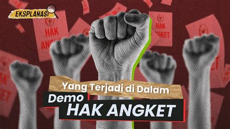 Demo Hak Angket Emak Emak Mukulin Panci Sampai Bakar Baliho Jokowi