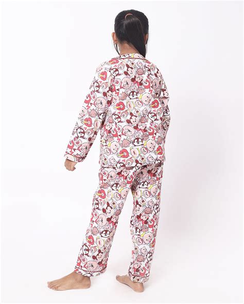 Funky Rabbits Girl Pyjama Set Sleepytots