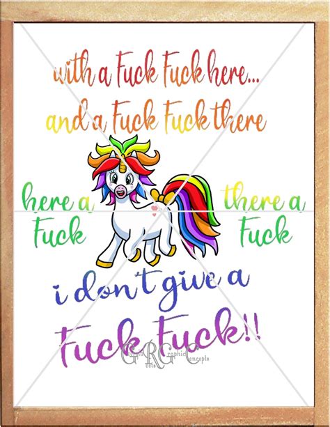 Nsfw With A Fuck Fuck Here And There Unicorn Combo Bundle Png Jpeg Svg