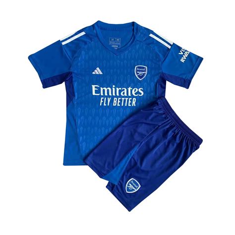 Kids Arsenal Goalkeeper Blue Jersey 2023/24