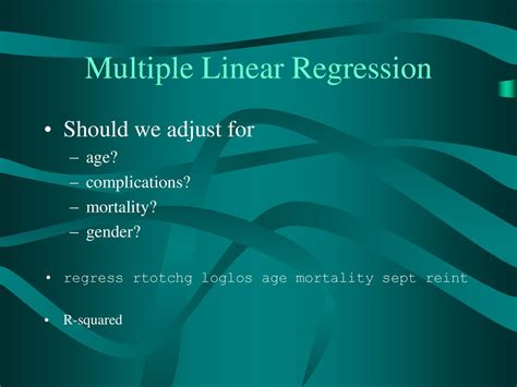 Day 7 Linear Regression Ppt Download