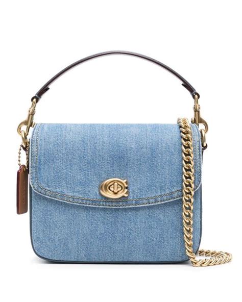 Coach Cassie Denim Crossbody Bag In Blue Lyst