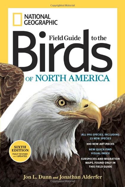 National Geographic Field Guide To The Birds Of North America Sixth