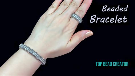 Seed Beads Bracelet Jewelry Tutorial Youtube