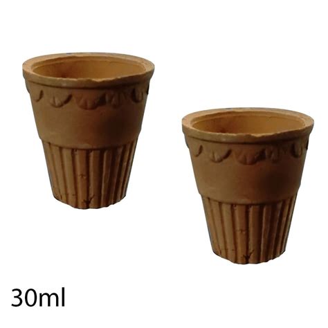 Brown Plain 50ml Terracotta Kullad For Tea Capacity 30ml At Rs 1 1