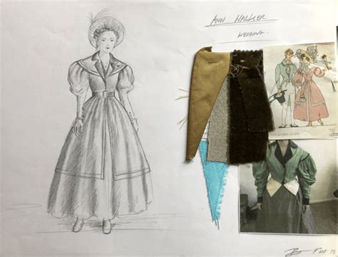 Gentleman Jack Costume Design Sketches From Tom Pye
