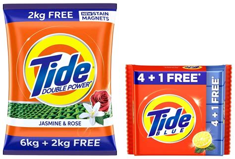 Tide Plus Double Power Detergent Washing Powder Jasmine Rose Kg