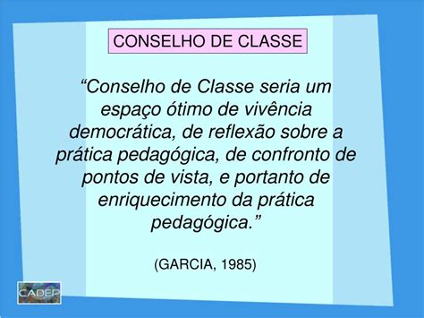 Como Funciona O Conselho De Classe Librain