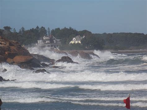 Waves at York Beach Maine from tropical storm Hermine | York beach ...