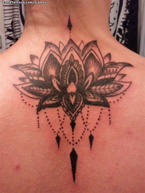 Tattoo Of Lotus Mandalas Back