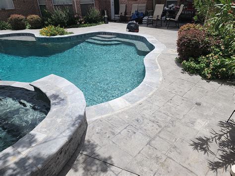 Swimming Pool Coping In Plano TX Blue Escapes Pool And Spa