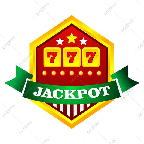 Retro Style PNG Picture Label Jackpot 777 Retro Polygon Style Vector