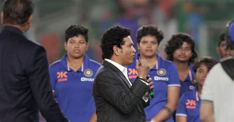 Sachin Tendulkar Bcci Felicitate Icc Womens U 19 T20 World Cup