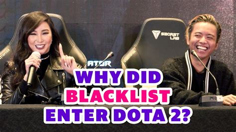 Tier One S Decision To Form Blacklist Rivalry Dota Team YouTube