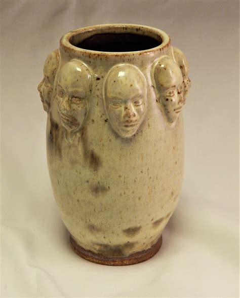 Vase With Faces 1 Etsy