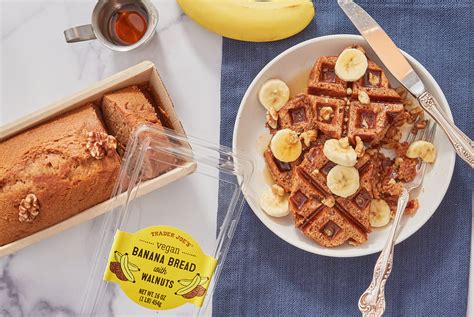 Vegan Banana Bread Waffles