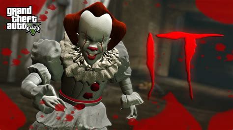 It Pennywise Clown Mod Gta 5 Youtube