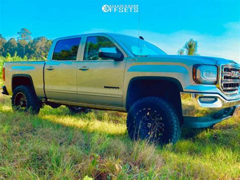 2017 Gmc Sierra 1500 With 20x10 24 Tis 544bm And 35125r20 Toyo Tires