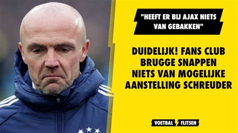 DUIDELIJK Brugge Fans Snappen Niets Van Mogelijke Aanstelling