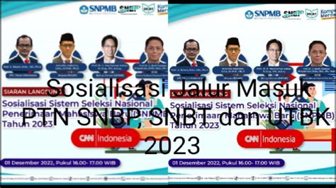 Konferensi Pers Seleksi Nasional Penerimaan Mahasiswa Baru Snpmb