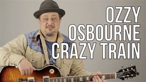 Crazy Train Guitar Lesson Ozzy Osbourne Opening Riff How To Play