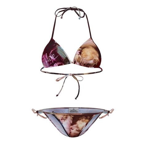 VIVIENNE WESTWOOD Kiss Padded Bikini Women The Kiss Flannels