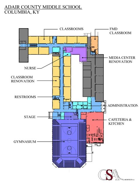 Adair County Middle School, Rowen County, Kentucky - G. Scott & Associates, Architects ...