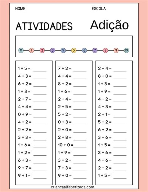 13 atividades de matemática para 1º 2º ano do EF Aprofunde se no