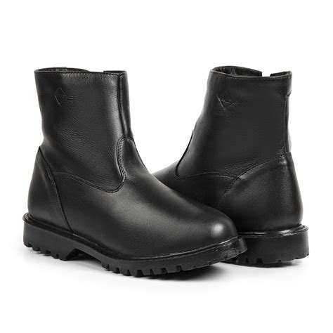 BOTA MASCULINA FORRADA LÃ E IMPERMEÁVEL PARA NEVE QUEBEC PRETA