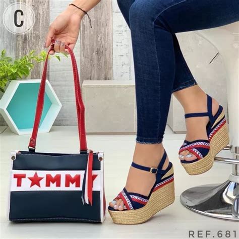 Combo Sandalia Plataforma M S Bolso Tommy Mercadolibre