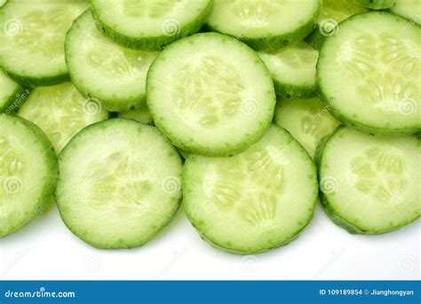 Fresh Cucumber Slices Stock Photo Image Of Slice Salad 109189854