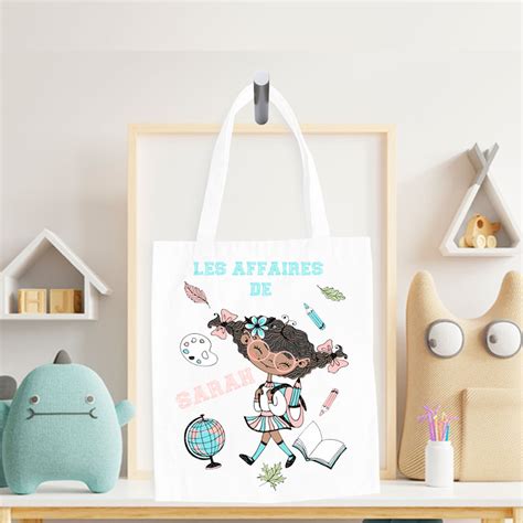 Tote Bag Enfant Personnalis Affaire Fille