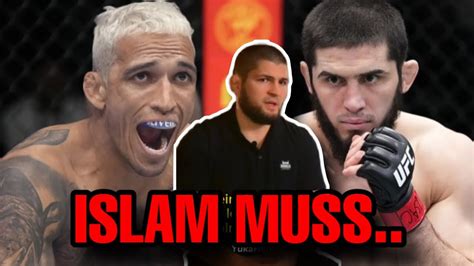 Khabibs Prognose F R Islam Makhachev Vs Charles Oliveira Youtube