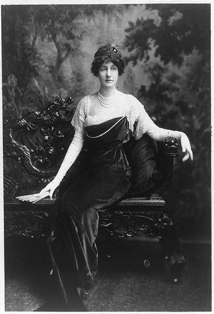 Mrs Archer Huntington Full Length Portrait Seated Facing Right