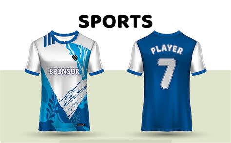 Plantilla De Dise O De Camiseta Deportiva Vector Premium