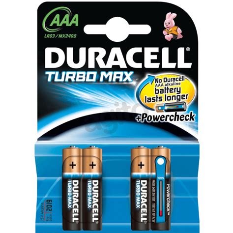 Pil Duracell Turbomax AAA 4 lü East Marine