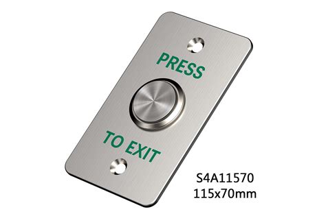 Oem Manufacturer Stainless Steel Door Press To Exit Button S4a Access