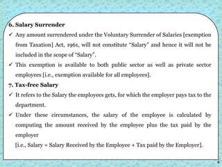 INCOME FROM SALARY PPT