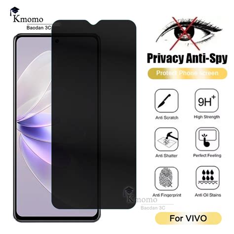 Anti Spy Privacy Tempered Glass VIVO V29e V27e V25 V25e V23 V23e V21