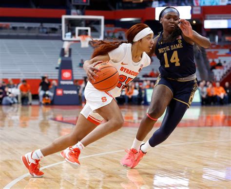 Syracuse Womens Basketball Box Score Vs No 7 Notre Dame