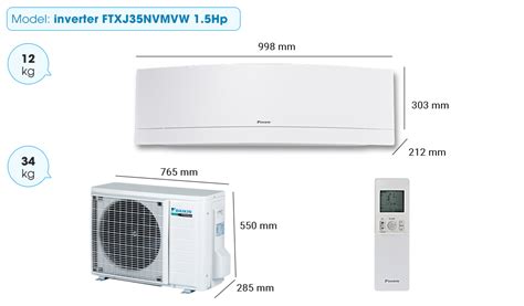 Air Conditioner Daikin Emura Ftxj Inverter European Designed