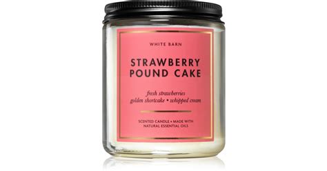 Bath Body Works Strawberry Pound Cake Scented Candle Notino Ie